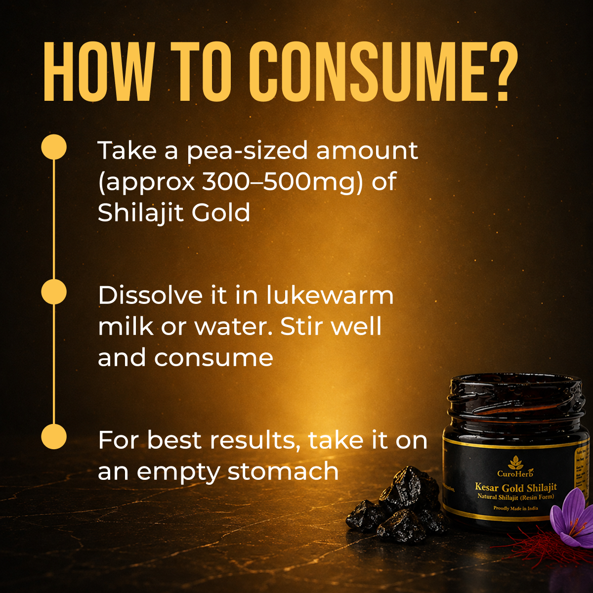 Kesar Gold Shilajit Resin
