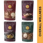 Curoherb Combo - Aswagandha, Safed Musli, Black Kaunch, Yellow Shatavari (Powder)